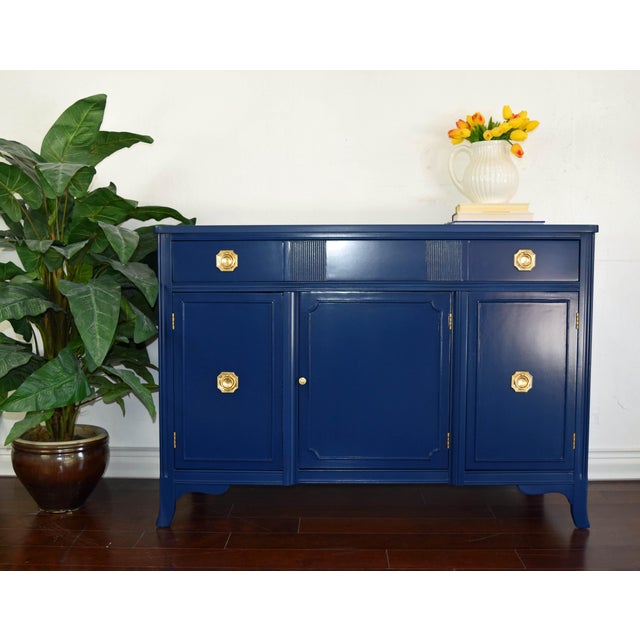Federalist Navy Blue Sideboard Chairish