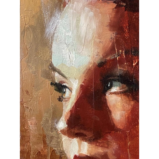 Abstract Blissfully Oblivious by Christopher Clark | Oil on Wood Panel Abstract composition with rich textures. For Sale - Image 3 of 5