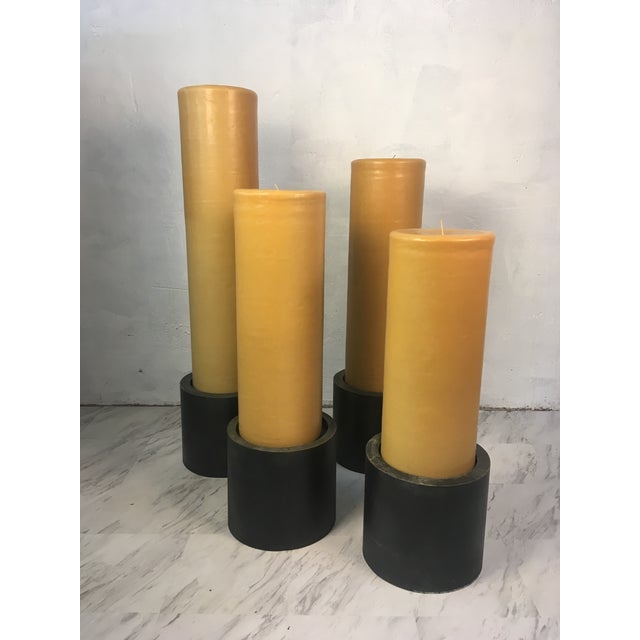 1980s Candles on Stands - Set of Four For Sale - Image 9 of 9