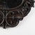 Brown Early 20th Century Carved Oval Dark Oak Mirror From Portugal For Sale - Image 8 of 10