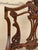 Antique Victorian Carved Mahogany Inlaid Parlor Set Sofa and 4 Chairs - 5 PCS For Sale - Image 15 of 18