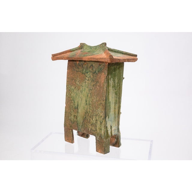 Chinese Han Dynasty Green Glazed House (Mingqi), Han Period, 220 Ce For Sale - Image 3 of 7