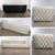 Wood Late 20th to Early 21st Century Modern Chesterfield Style Diamond Tucked Sofa With Beige Twill Fabric Style of Paola Navone For Sale - Image 7 of 18