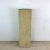 Modern Vintage Modern Mico-Suede Pedestal With Mirrored Top For Sale - Image 3 of 12