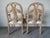 Traditional Vintage Regency Faux Bois Palm Dining Chairs – A Pair For Sale - Image 3 of 12