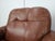 Black Vintage Italian Brown Leather Club Chairs, 1970s, Set of 2 For Sale - Image 8 of 17