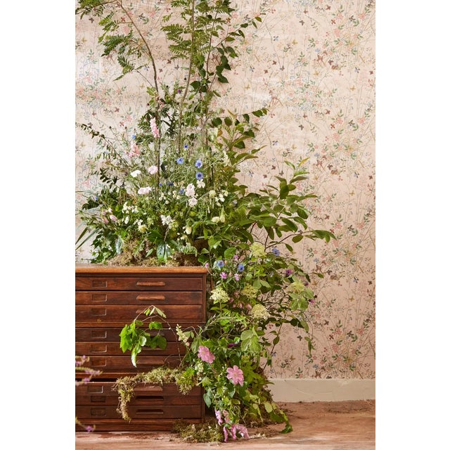 Traditional Sanderson Bambi Wallpaper in Neapolitan - a Sample For Sale - Image 3 of 4