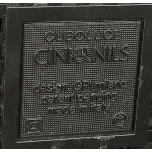 Vintage Cini & Nils Italian Modernist “Cuboluce” Bedside Table Lamps – A Pair For Sale - Image 11 of 11