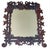 Antique mirror, beautiful wood carving of oak leaves, Black Forest. The mirror work is completely intact. A beautiful and...