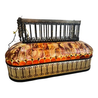 Late 20th Century Maitland-Smith Handcrafted Shell Billiard Chandelier For Sale