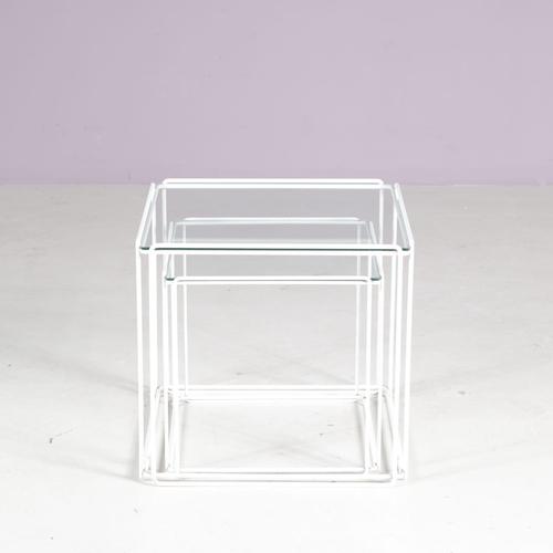 Isocele Side Tables from Max Sauze, France, 1960s, Set of 2 For Sale - Image 3 of 10