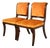 Kittinger Regency Carved Mahogany Side Chairs or Dining Chairs, Pair For Sale