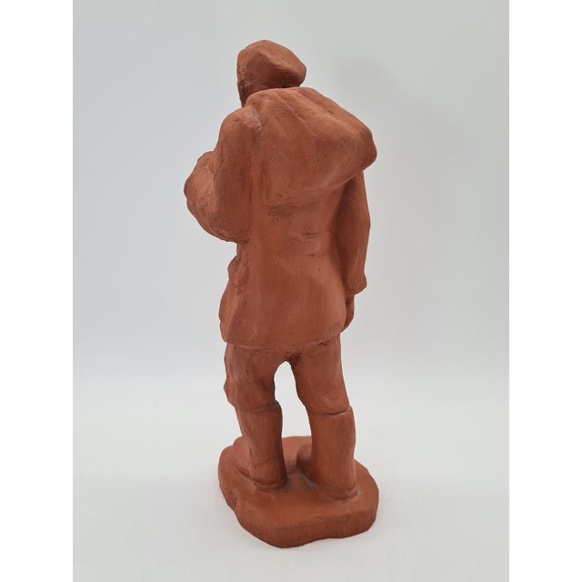 19th Century Terracotta Porter Sculpture For Sale - Image 5 of 9