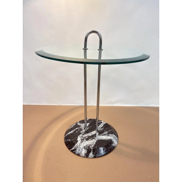 Contemporary Side Table attributed to Vico Magistretti for Cattelan, 1980s For Sale - Image 3 of 7