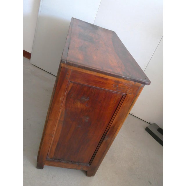 Antique Walnut Buffet from Piedmont, 1800s For Sale - Image 4 of 17