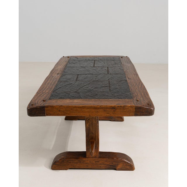 19th Century France Brown Wood Coffee Table For Sale In Greensboro - Image 6 of 11