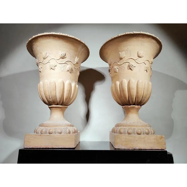 Antique Terracotta Cups, 1846, Set of 2 For Sale - Image 9 of 12