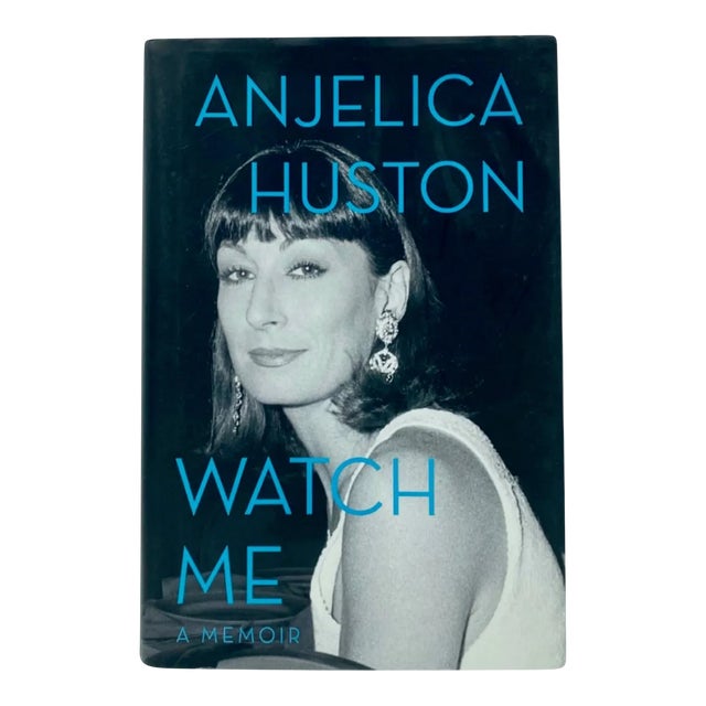 Signed Watch Me a Memoir by Anjelica Huston 2015 Hardcover Book Hollywood For Sale