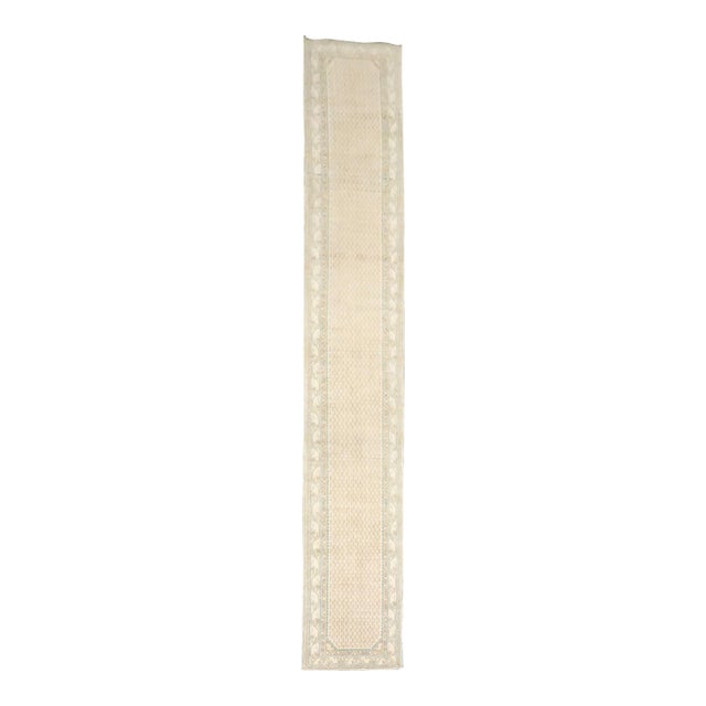 Soft Persian Vintage Seraband Long Runner - 2'6" x 16'6" For Sale