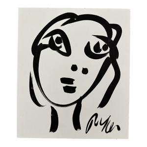 Peter Keil Abstract Painting - Black and White