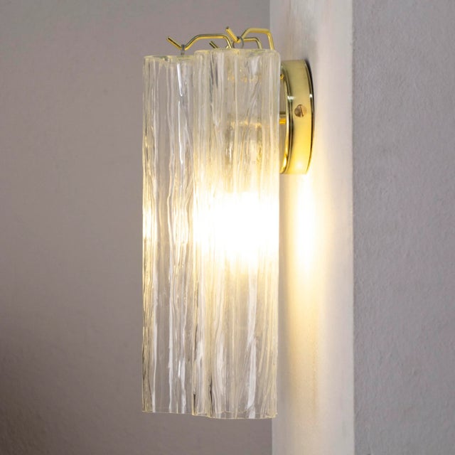 Mid-Century Modern Italian Wall Light in Murano Glass, 1990s For Sale - Image 3 of 13