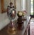 Pink Vintage Japanese Moriage Floral Porcelain Vase Table Lamp For Sale - Image 8 of 16