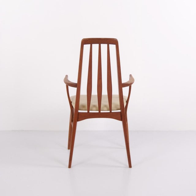 1960s Eva Dining Chairs with Armchairs by Niels Koefoed, 1960s, Set of 8 For Sale - Image 5 of 15