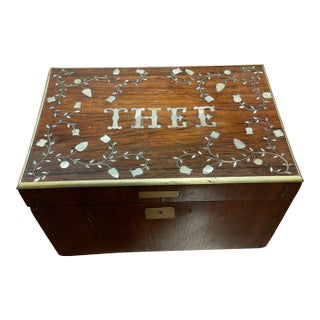 Antique Dutch Tea Caddy For Sale