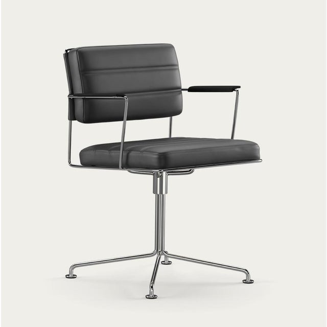 One Collection Time Chair Frame in Chrome and Upholstery from Henrik Tengler For Sale - Image 3 of 14