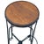 Metal Early 20th Century Late Victorian Ice Cream Parlor Oak & Iron Bar Stool For Sale - Image 7 of 7