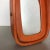Modernist German Leather Table Mirror attributed to Vereinigte Werkstätten, 1960s For Sale - Image 4 of 18