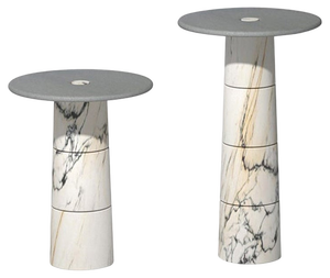 Marble Side Table Set by Samuele Brianza, Set of 2