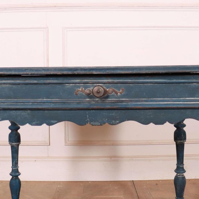 English Painted Lamp Table For Sale - Image 6 of 10