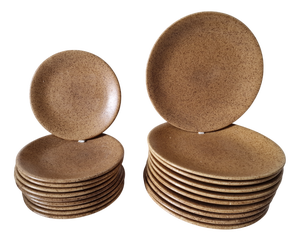 Vintage Stoneware Dinnerware Service from Longchamp, 1970s, Set of 20