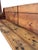 Late 19th Century Rustic Bench in Larch Wood with Backrest and Armrests For Sale - Image 4 of 5