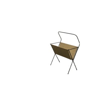 Mid-Century Minimalist Magazine Rack For Sale