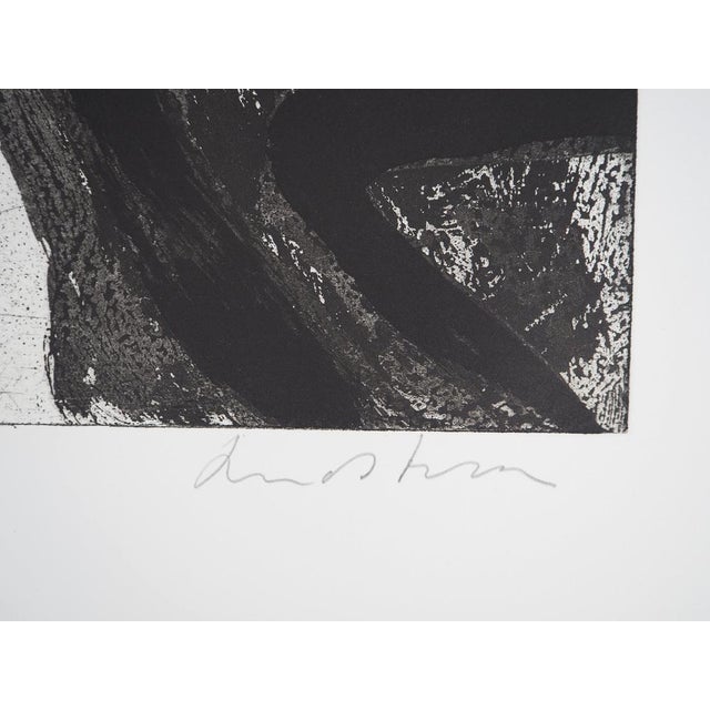 Bengt LINDSTROM (1925-2008) Reptilian character, 1988 Original aquatint engraving Signed in pencil Numbered / 50 copies On...