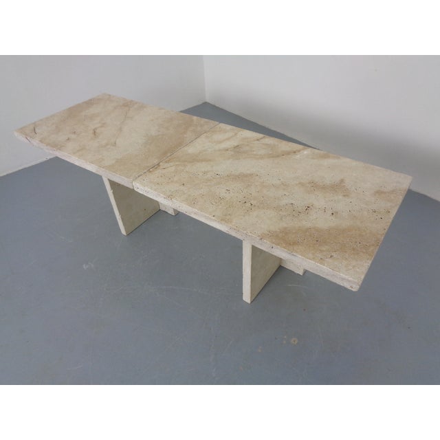 Stone Italian Travertine Coffee Tables, 1970s, Set of 2 For Sale - Image 7 of 18