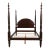 Stickley Colonial Williamsburg Carved Mahogany Queen Poster Bed For Sale
