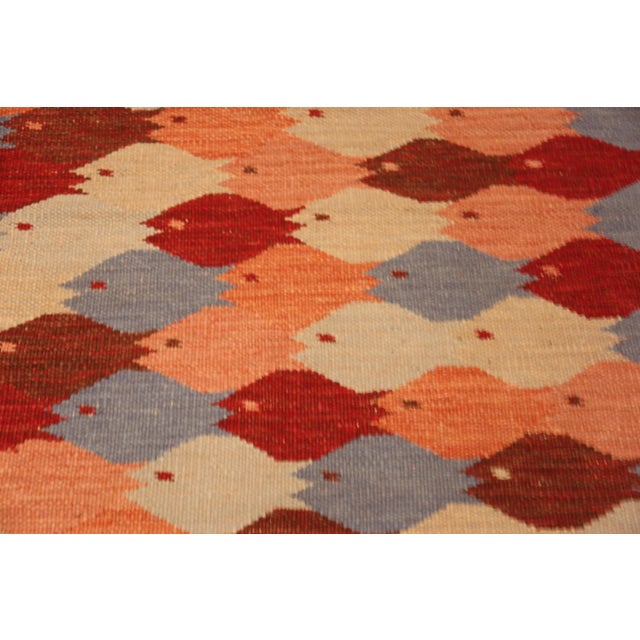 Nazmiyal Collection Modern Swedish School of Fish Kilim Rug For Sale - Image 4 of 6