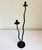 Postmodern Wrought Iron Wavy Candle Holder For Sale - Image 4 of 8