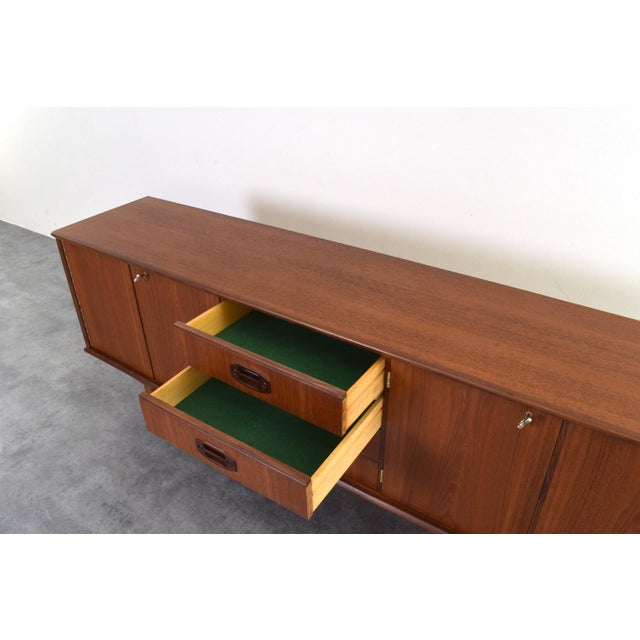 Mid-Century Modern Danish Teak Sideboard, 1960s For Sale - Image 14 of 17