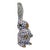 Herend Blue Fishnet With 24k Gold "One Ear Up" Rabbit Figurine For Sale