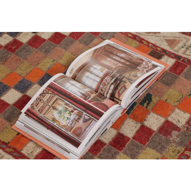 Vintage Persian Gabbeh Rug, Checkerboard With Geometric Border - Rug & Kilim For Sale - Image 9 of 10