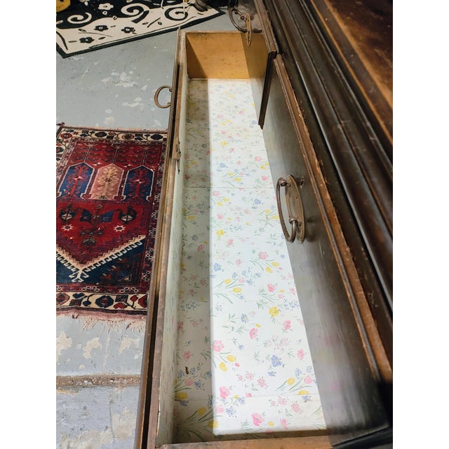 Late 1800s Victorian Etched Glass Hutch For Sale - Image 12 of 16