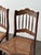 Antique Set of 4 Turned-Spindle Cane Seat Dining Chairs For Sale - Image 9 of 18