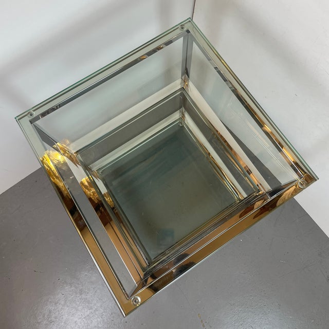 Side Table from Belgo Chrome, 1980s For Sale - Image 10 of 11