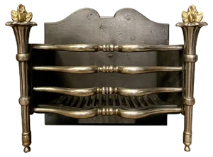 Antique Regency Style Fire Grate, 1900