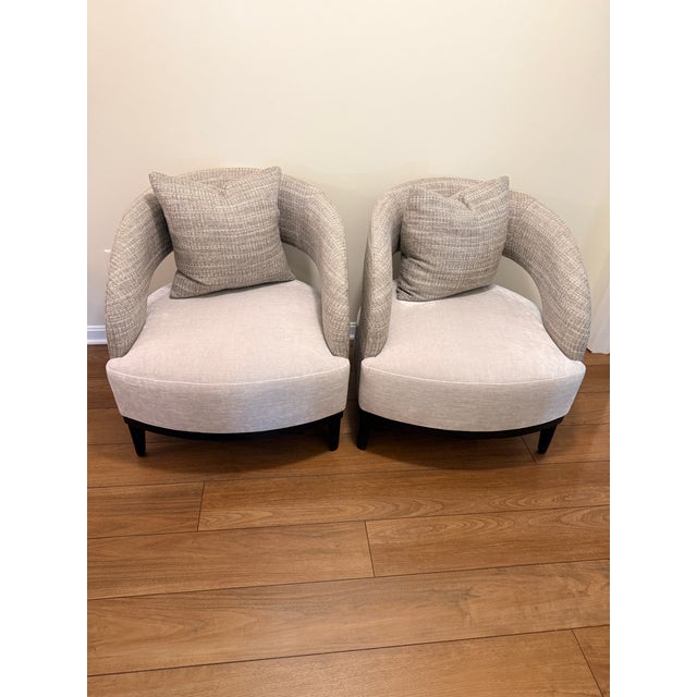 Pair Adriana Hoyos Bolero 300 Armchairs For Sale - Image 14 of 14