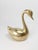 Hollywood Regency Vintage 5" Solid Brass Swan For Sale - Image 3 of 10